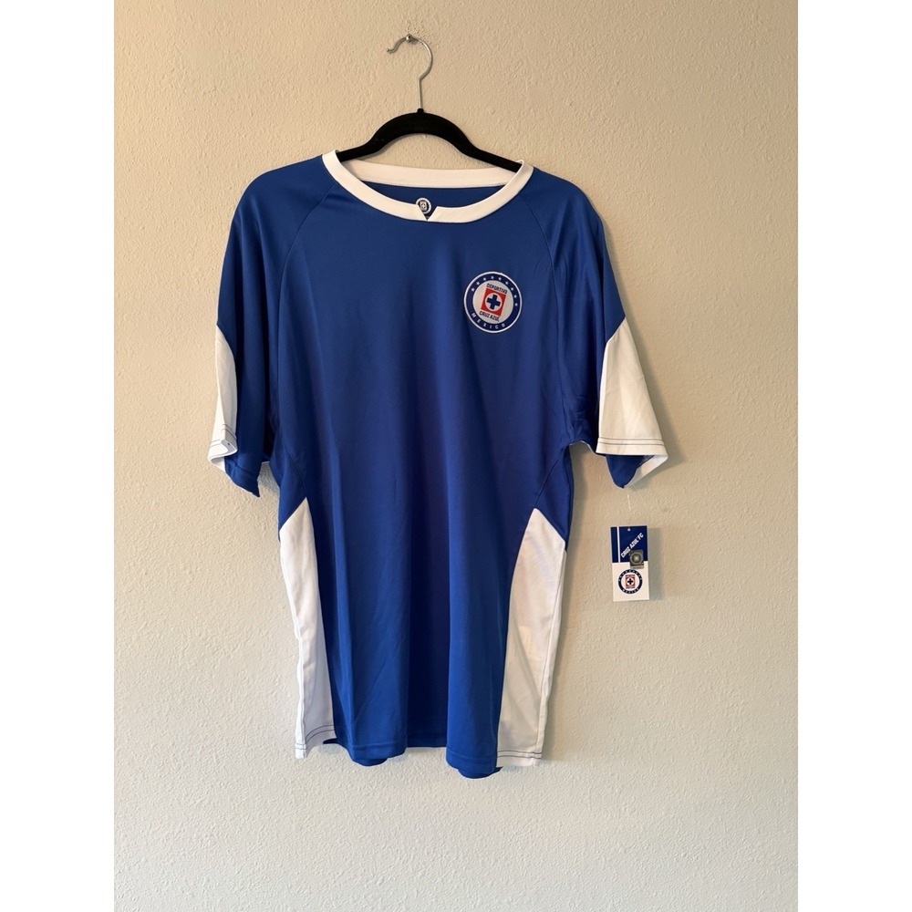 Men's Deportivo Cruz Azul Mexico Blue Soccer Kit Jersey XL Official‎